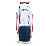 Callaway ORG 14 2024 Cart Bag White/Navy Hounds/Red