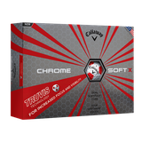 Callaway Chrome Soft X 2017 TRUVIS RED 12ks lopty