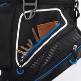 TaylorMade Pro 8.0 Cart bag Black/White/Blue