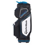 TaylorMade Pro 8.0 Cart bag Black/White/Blue