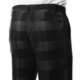 Adidas Golf Ultimate Competition Plaid Black/Solid Grey pánske krátke nohovice