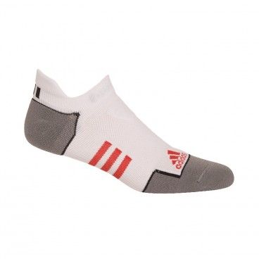 Adidas Cool & Dry white/grey/red ponožky