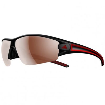 Adidas Evil Eye Halfrim L Matt Black / Red LST Polarized H+ okuliare