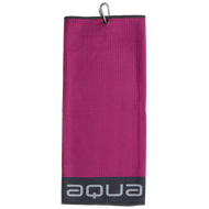 Bigmax Aqua Trifold Towel Fuchsia/charcoal