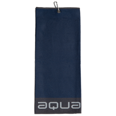 Bigmax Aqua Trifold Towel Navy/charcoal