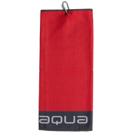 Bigmax Aqua Trifold Towel Red/charcoal