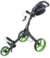 BigMax IQ+ golfcart vozík čierny/zelené kolieska