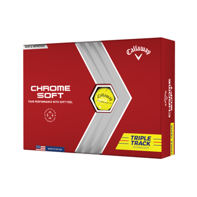 Callaway Chrome Soft Triple track 2023 yellow 12ks lopty