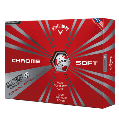 Callaway Chrome Soft Truvis 2016 white/red 12ks lopty