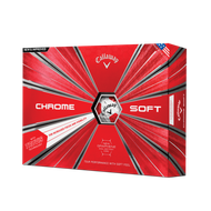 Callaway Chrome Soft TRUVIS WHT/RED SE 12ks lopty