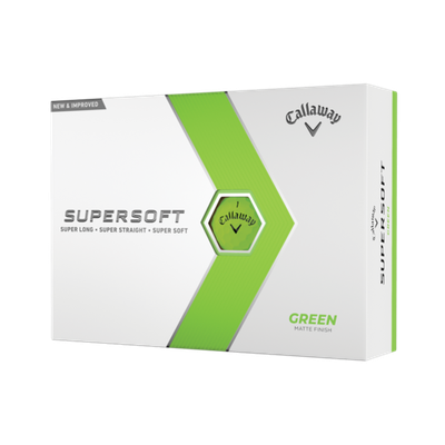 Callaway Supersoft 23 matte green 12ks lopty
