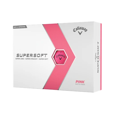 Callaway Supersoft 23 matte pink 12ks lopty