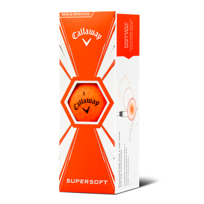 Callaway Supersoft orange bold 3ks lopty
