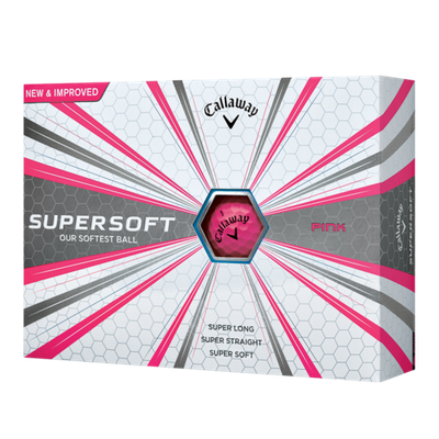 Callaway Supersoft PINK 2017 lopty 12ks