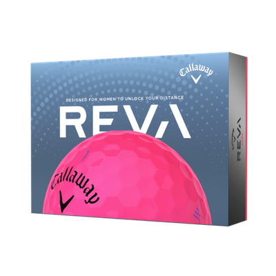 Callaway Supersoft Reva Pink lopty s potlačou