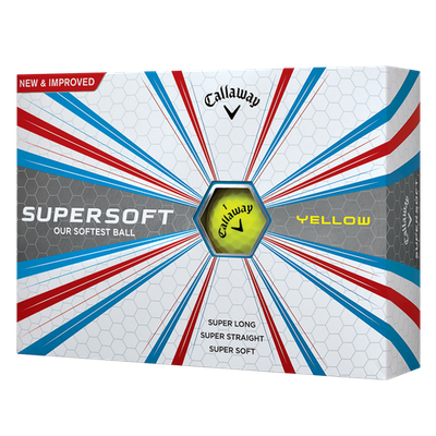 Callaway Supersoft YELLOW 2017 lopty 12ks