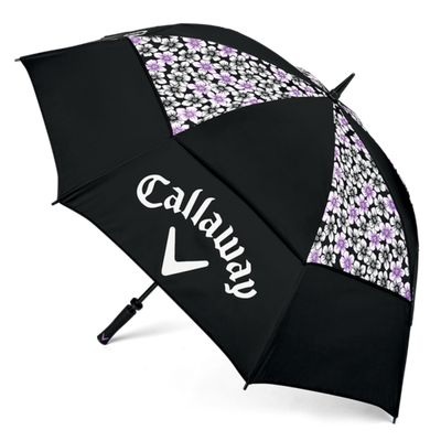 Callaway Uptown 60" Double Canopy Umbrella black/flores 2018 dáždnik