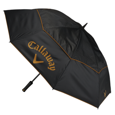 Callaway Uptown 60" Double Canopy Umbrella black/tan dáždnik