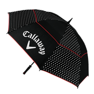 Callaway Uptown 60" Double Canopy Umbrella black/white 2016 dáždnik