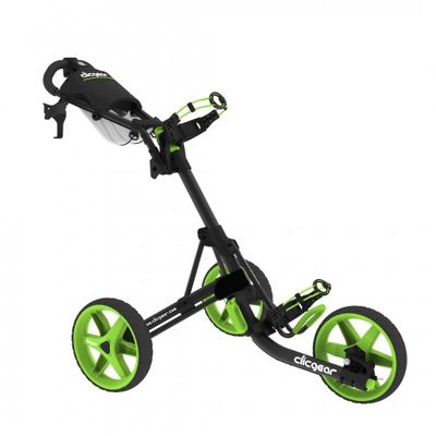 Clicgear 3.5+ vozík čierny/zelené kolieska + DARČEK