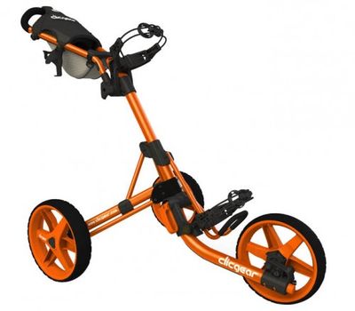 Clicgear 3.5+ vozík oranžový/oranžové kolieska + DARČEK