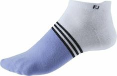 Footjoy Lightweight Roll-Tab white/violet ponožky