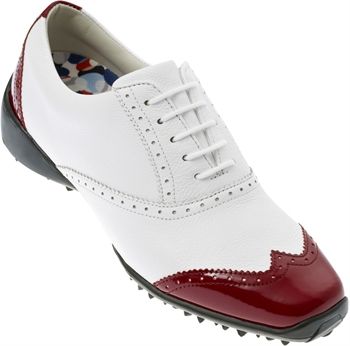 FootJoy Lopro Collection III ladies White/red topánky