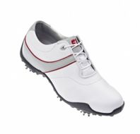 FootJoy Lopro Collection ladies White/Grey/Red topánky