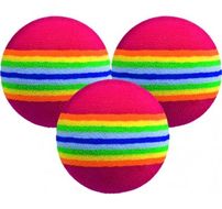 Longridge foam balls multicoloured 6ks