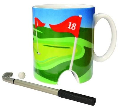 Longridge Golf Mug And Mini Putter