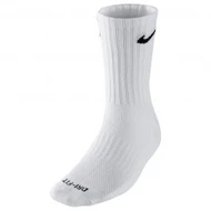 Nike Dri-FIT Crew white 3 páry ponožky