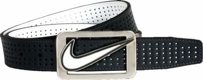 Nike Square Perforated Reversible Belt white/black opasok