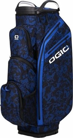 Ogio All Elements Silencer Cart Bag Blue Floral Abstract