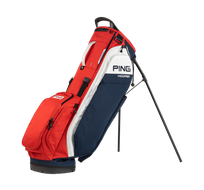 Ping Hoofer Stand Bag 24 Navy/white/red