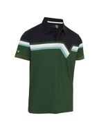 Racer Chev Block Polo Black Forest