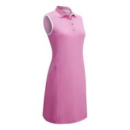 SL SOLID GOLF DRESS W/ RIBBED + TIPPING fuchsia pink