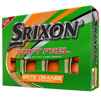 Srixon Softfeel Bride Orange 12ks lopty s potlačou