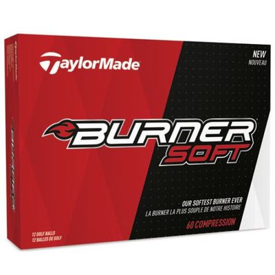 TaylorMade Burner Soft 12ks lopty s potlačou