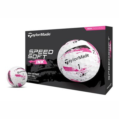 TaylorMade SpeedSoft Ink Pink 12ks lopty