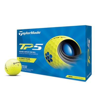 TaylorMade TP5 21 12ks lopty yellow