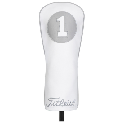 Titleist LEATHER HEADCOVER driver white/grey