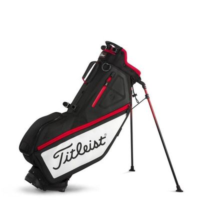 Titleist players 4 Stand bag 2018 black/white/red