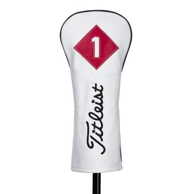 Titleist WHITE LEATHER HEADCOVER driver