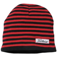 Titleist winter beanie Men's striped čiapka čierna/červená