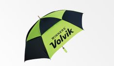 VOLVIK double canopy umbrella zelený